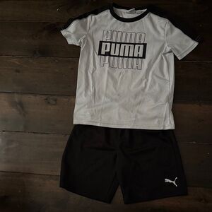 Puma Kids Pajama Set - White and Black
